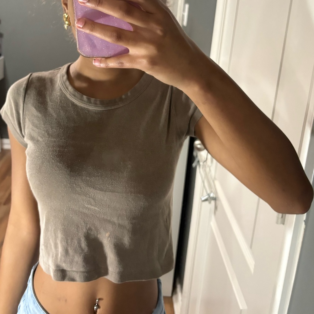 Casual brown Brandy Melville Women's Top